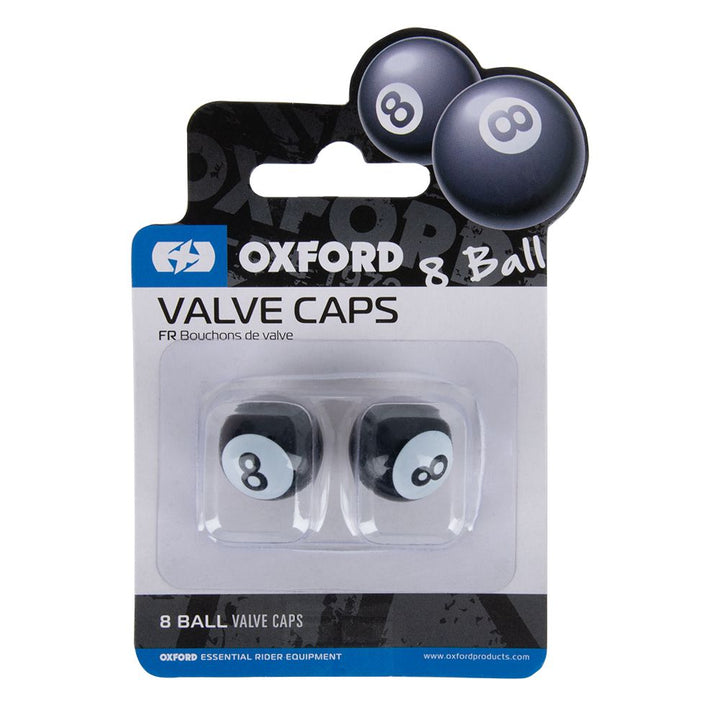 Oxford No 8 Ball Valve Caps in Black