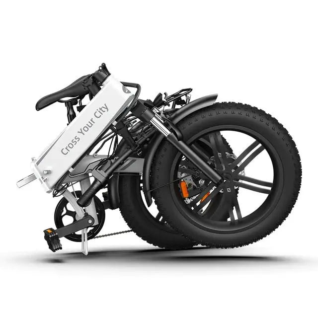 ADO A20F XE Fat Tyre Folding Electric Bike – White