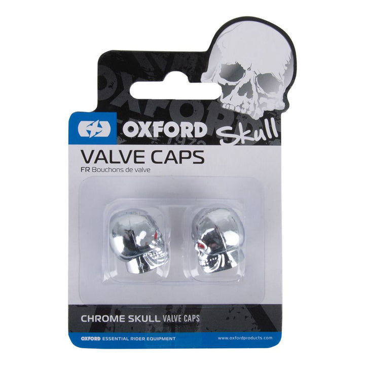 Oxford Skeleton Valve Caps Silver