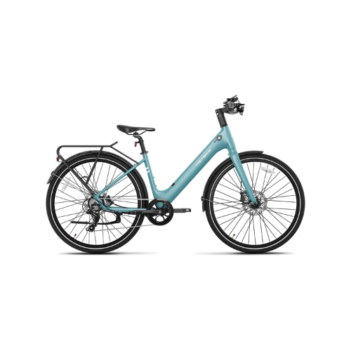 EC 1-ST Commuter  Step-Thru E-Bike - Teal Blue