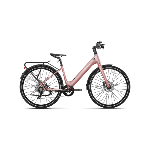 EC 1-ST Commuter  Step-Thru E-Bike - Light Pink