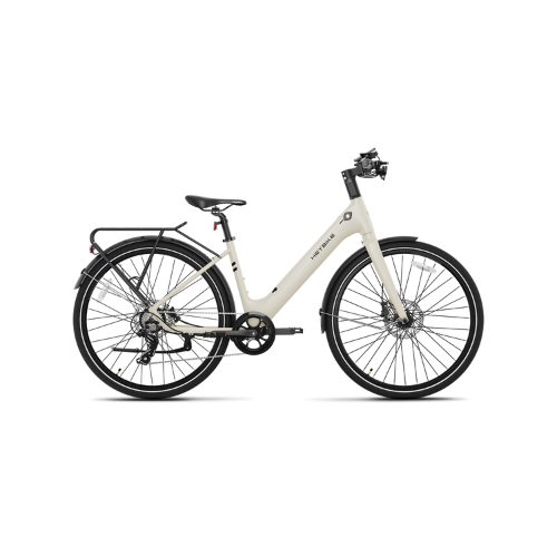 EC 1-ST Commuter  Step-Thru E-Bike - Buttery White