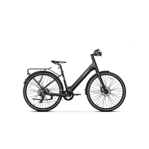 EC 1-ST Commuter  Step-Thru E-Bike - Black