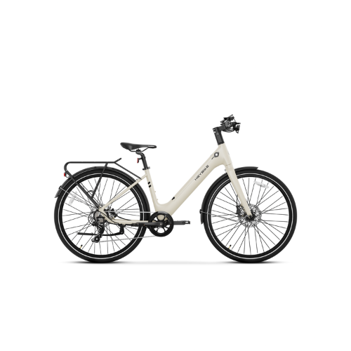 EC 1-ST Commuter  Step-Thru E-Bike - Buttery White