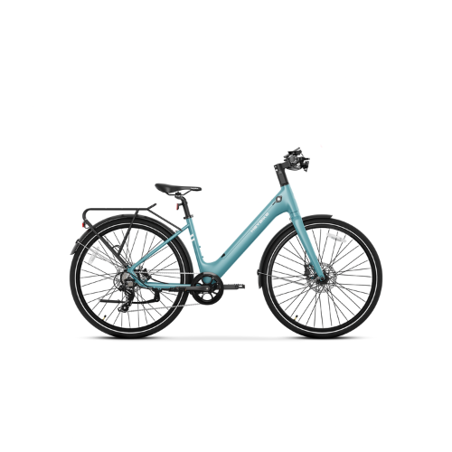 EC 1-ST Commuter  Step-Thru E-Bike - Teal Blue